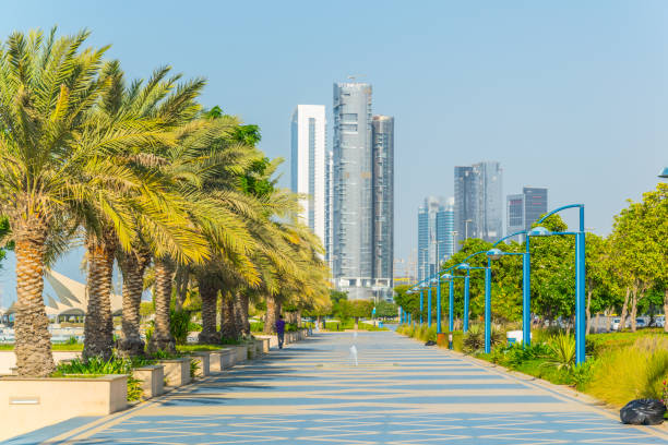 istock View of the corniche - promenade in Abu Dhabi, UAE 1141313700