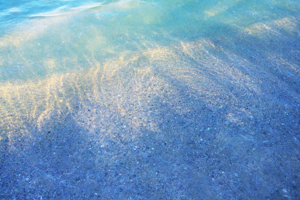 istock Sea wave on the sandy beach 1141313966