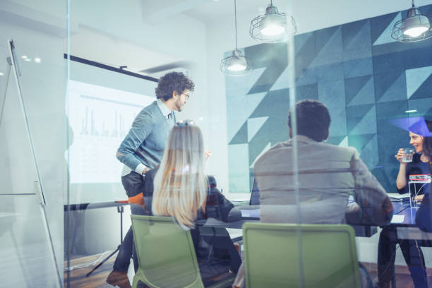 istock Business meeting and presentation 1141318717
