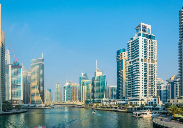 istock Waterfront of the Dubai marina, UAE 1141319733
