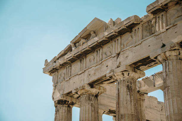 istock Parthenon building detail. Athens, Greece 1141325833