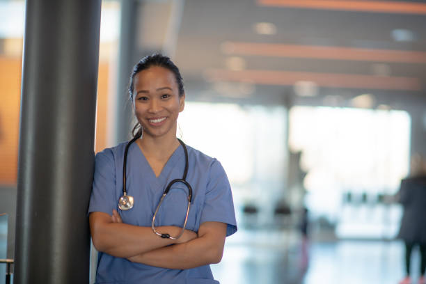 istock Smiling nurse portrait 1141329148