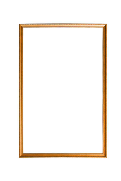 istock beautiful orange frame isolated on white background 1141329245
