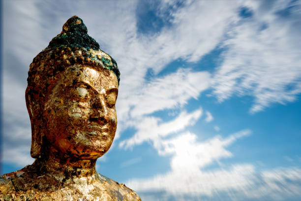 istock Old Buddha, Asiatic, Gold, Rust 1141335282