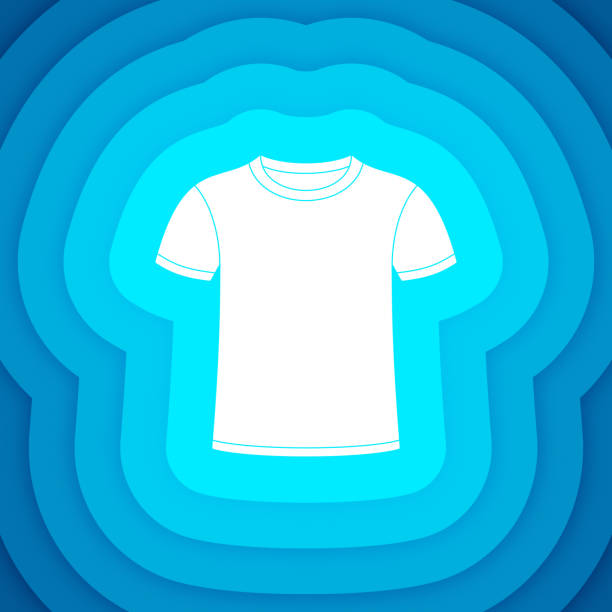 Front of T-Shirt Layered Display Design T-shirt front view layered design. bottomless models stock illustrations