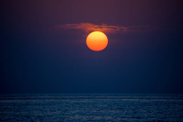 istock Sunset in the sea 1141347415