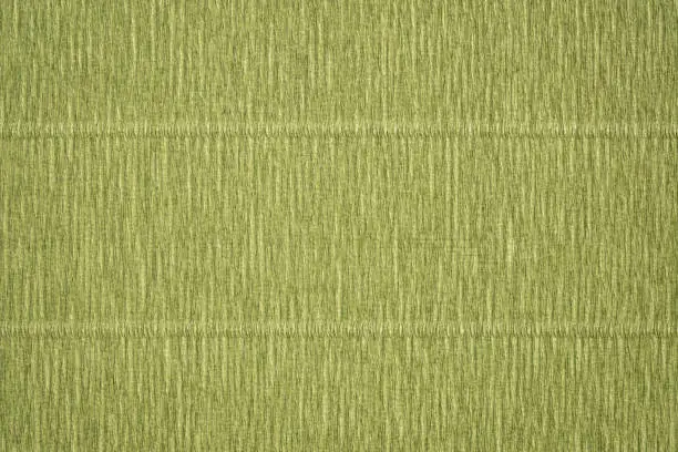 thick, soft and strong Italian crepe paper - green background with crinkled texture