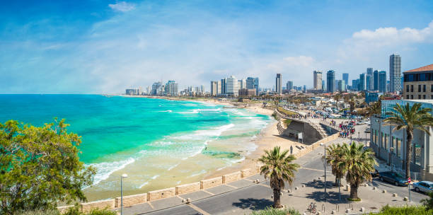 côte de tel aviv - aviv photos et images de collection