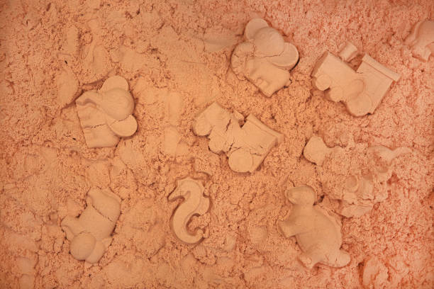 istock Kinetic molding sand for kid. 1141359630