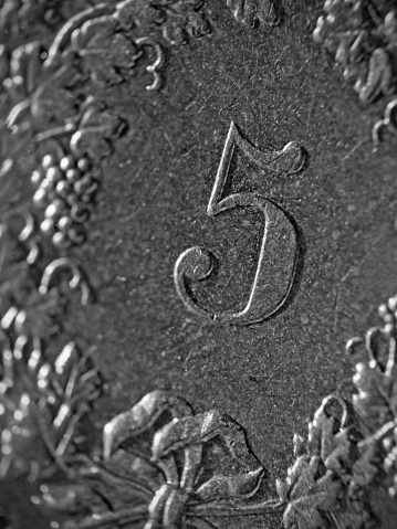 5 centimes close-up