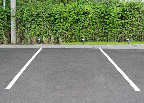 istock Empty space for parking outdoor in public park 1141360600