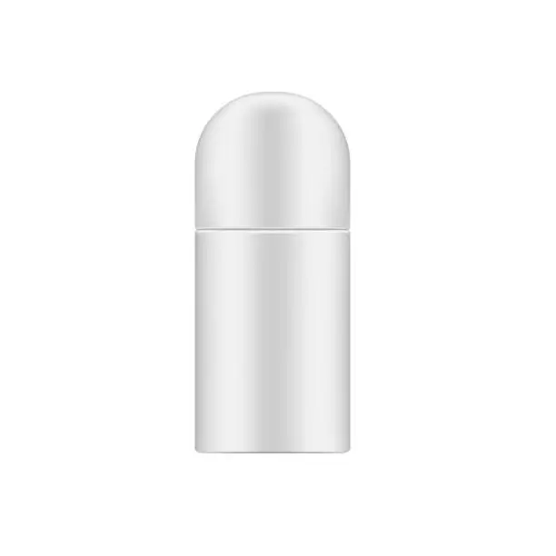Vector illustration of Body antiperspirant deodorant cosmetic container, realistic mockup