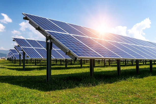 istock Solar panel, photovoltaic, alternative electricity source - concept of sustainable resources 1141364657
