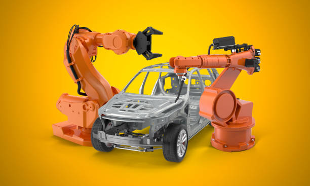 istock 2 robotic arm manufacturing an automobile 1141367222