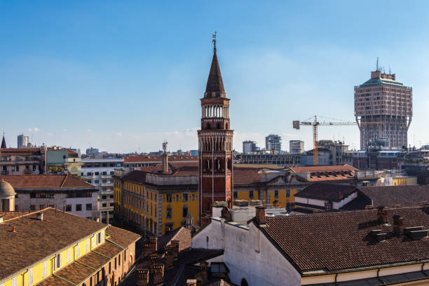 istock Bell Tower in Saint Gottardo in Corte 1141367259