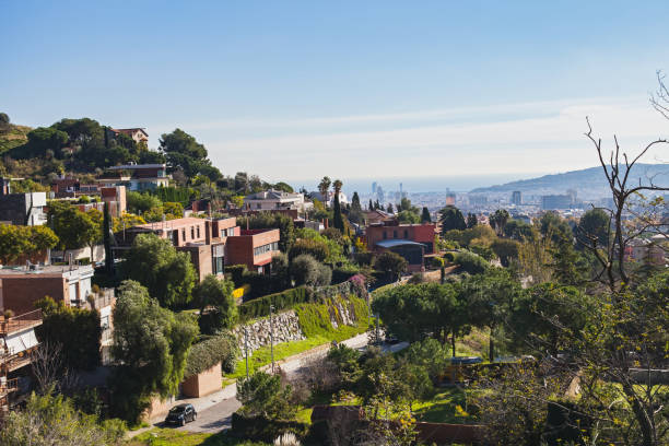 istock Residential area in Barcelona, Tibidabo 1141370478