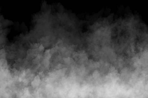 istock Fog or Smoke on black Background 1141371369