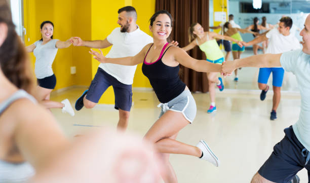 istock People practicing vigorous lindy hop 1141371622