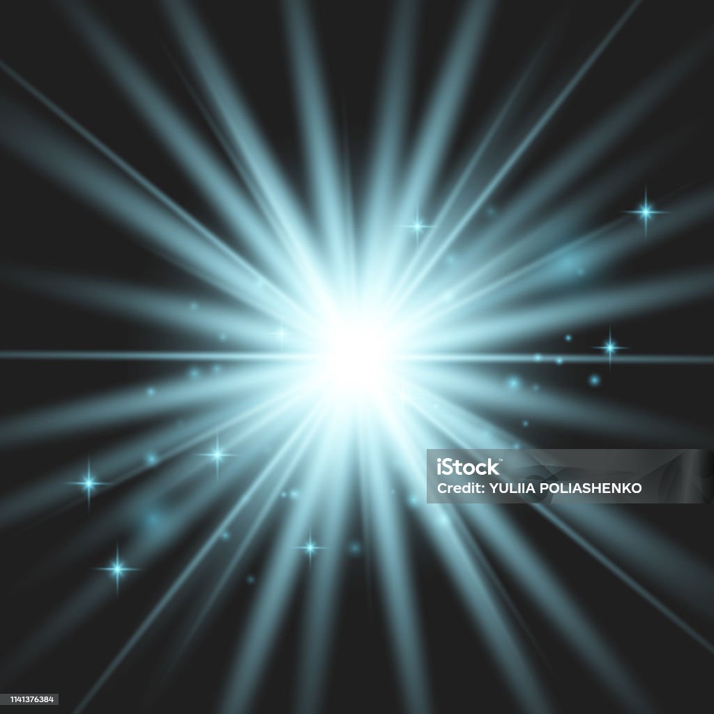 Star Exploding Vector Image Glowing Spark Shine Star Explosion Vector Stock Illustration - Download ...