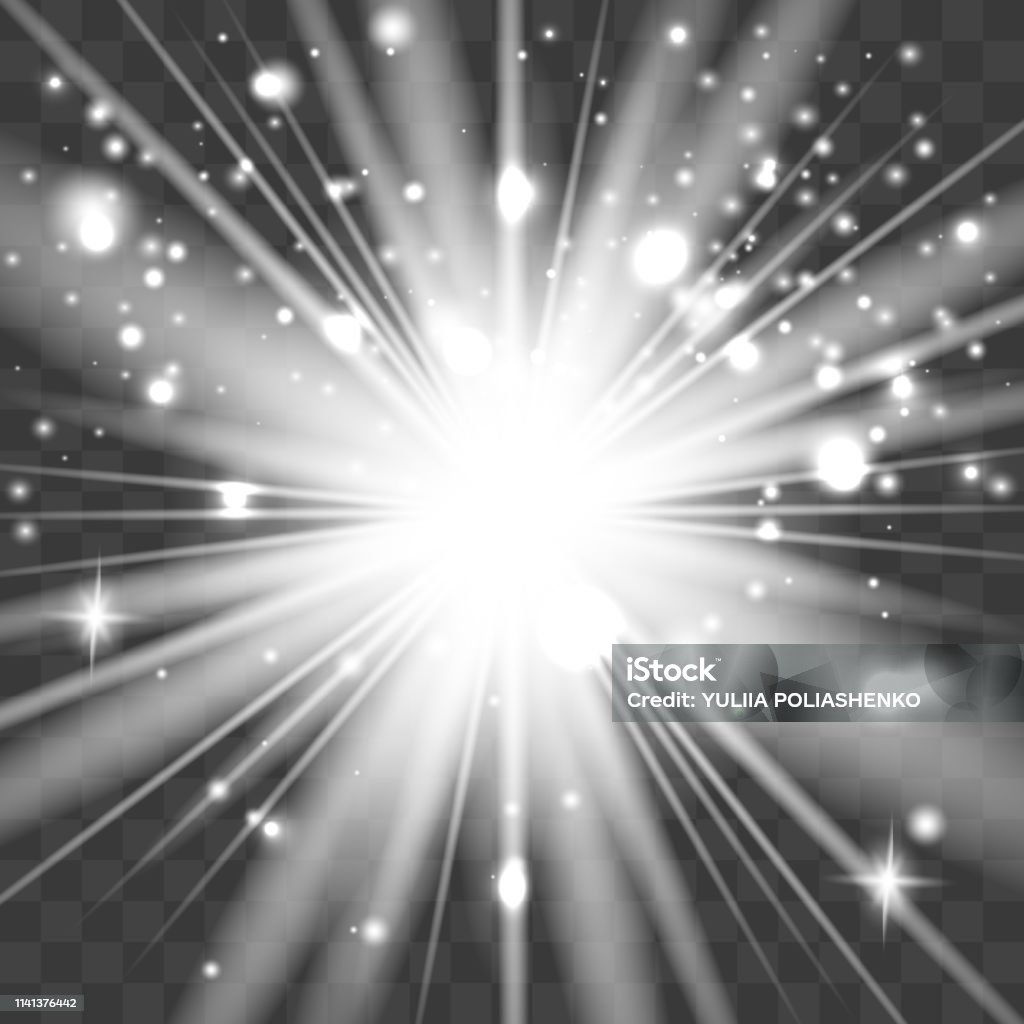 Star Exploding Vector Image Glowing Spark Shine Star Explosion Vector Stock Illustration - Download ...