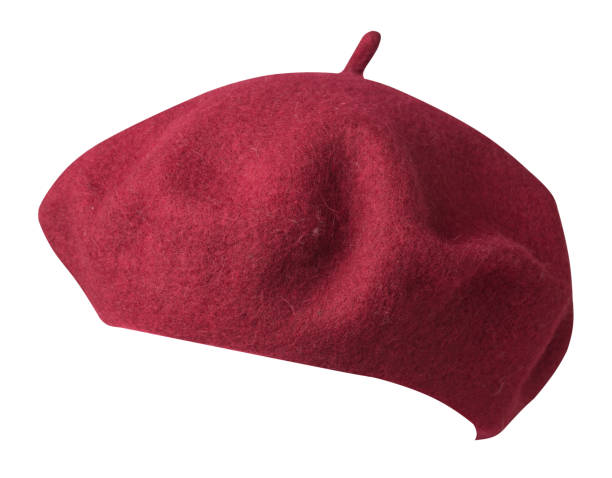istock Beret isolated on white background. hat female beret 1141390230