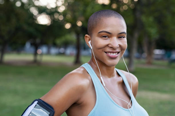 istock Sweating woman resting after jogging 1141394638