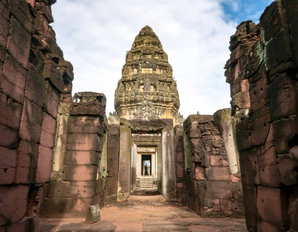 istock Phimai historical park, (Prasat Hin Pimai) in Nakhon ratchasima, Thailand 1141397376