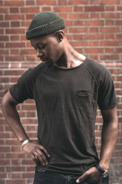 istock Millennial generation muscular African guy. 1141407663