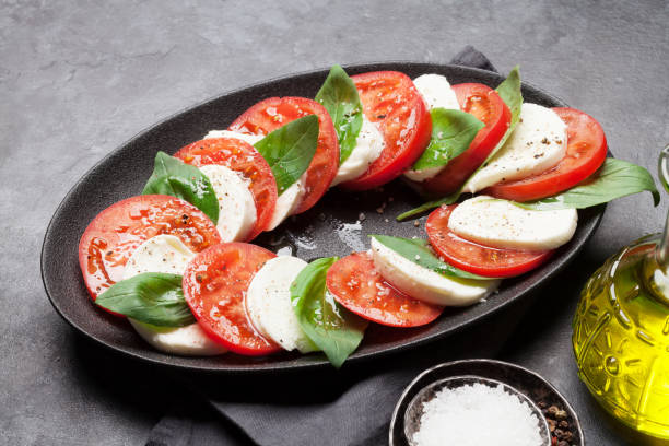 istock Delicious italian caprese salad 1141409546