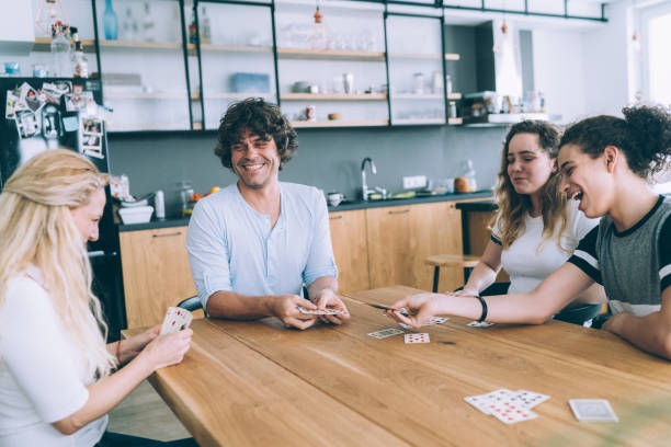 istock Family Playing Cards 1141415664