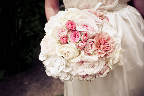 Bride bouquet stock photo