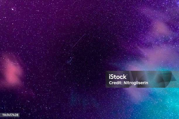 Stars With Auroras Stock Photo - Download Image Now - Arctic, Aurora Borealis, Climate