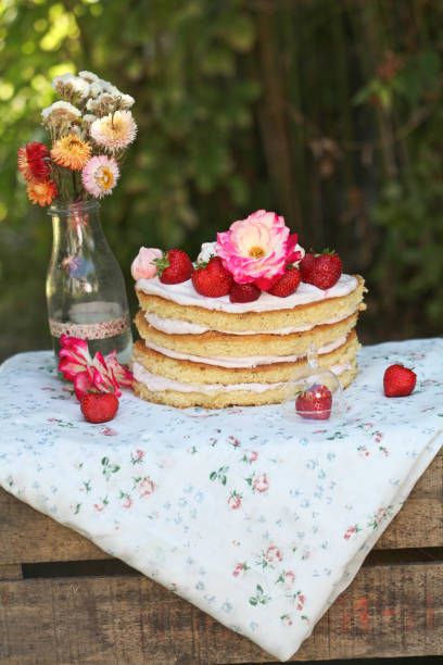Layer cake stock photo
