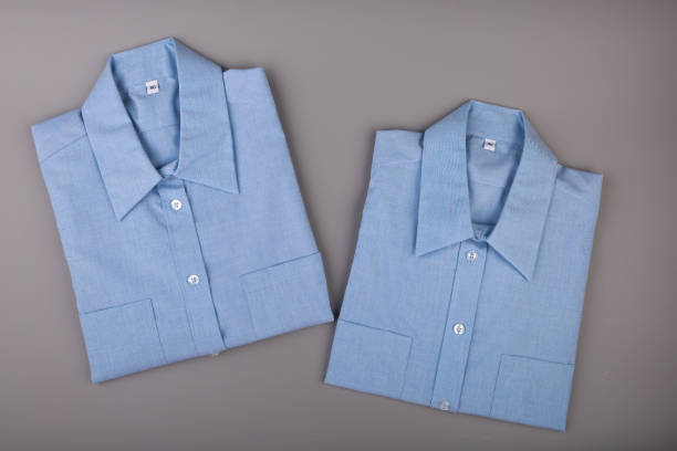 istock New folded Upper Shirts, gau Background 1141422126