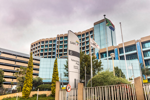 South African Broadcast Corporation (SABC) Television Park in Auckland Park, Johannesburg. It offers television facilities in Broadcast, Production and Post-production for SABC1, SABC2, SABC3, SABC Encore, SABC Sport, SABC News, SABC Education and all SABC Content in South Africa.