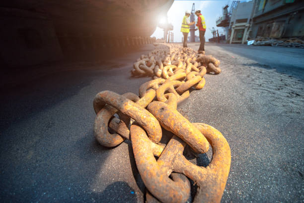 verificação no dever - crane shipyard construction pulley - fotografias e filmes do acervo