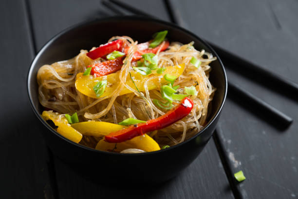 Korean Bean Noodle with Chapche Sauce