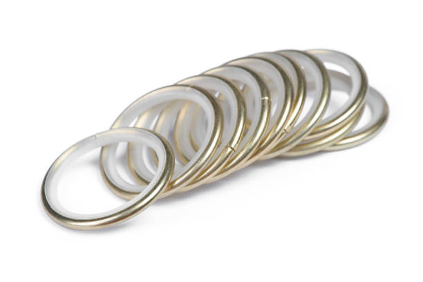 istock Group of technical golden rings 1141435925