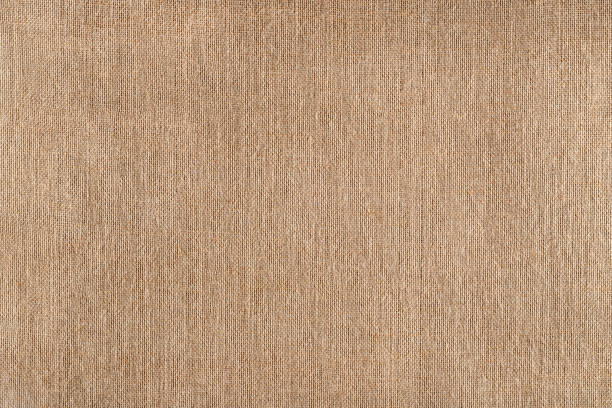 JUTE FABRIC TEXTURED NATURAL BURLAP FABRIC TEXTURE BACKGROUND flax weaving stock pictures, royalty-free photos & images
