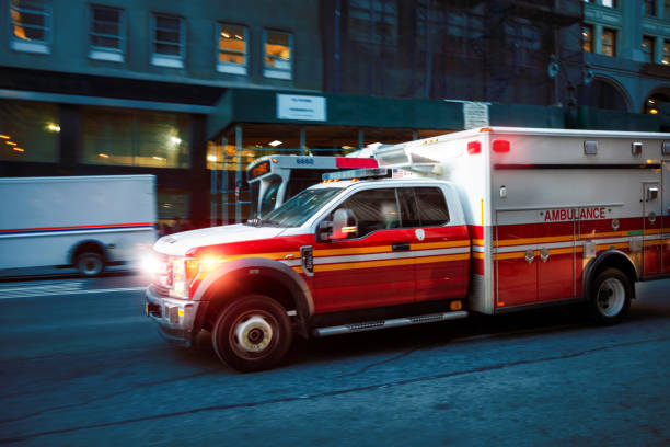 istock Motion blur ambulance United States 1141438266