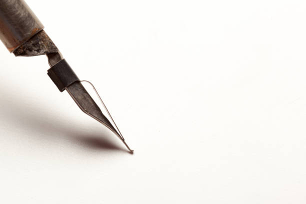 istock Antique fountain pen writing 1141438975