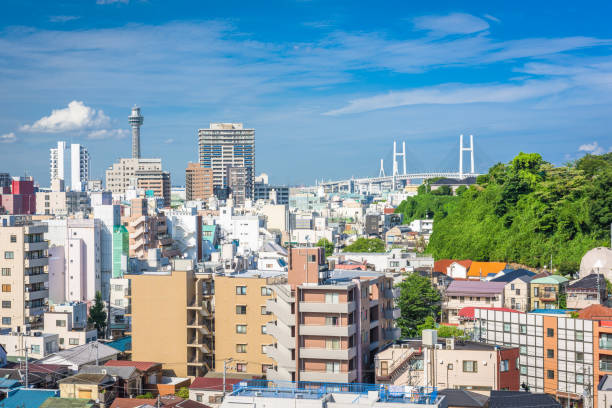 istock Yokohama, Japan Skyline 1141440662