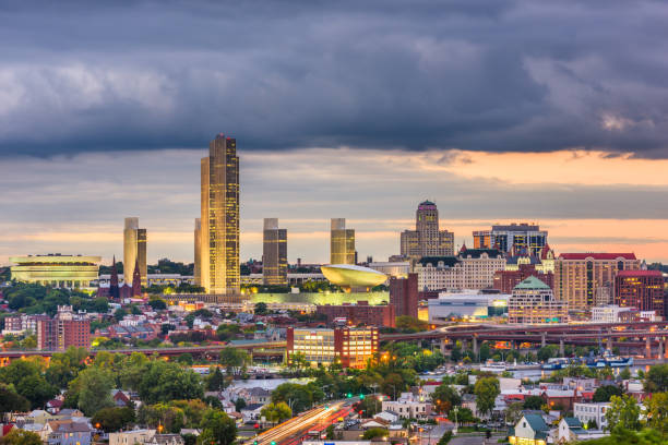 istock Albany, New York, USA skyline 1141440809