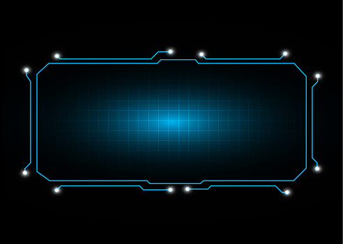Blue Screen Designa Blue Screen Abstract Template Design Layout Stock Illustration ...