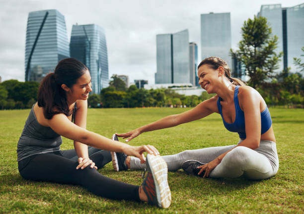 istock Their warm ups are much more fun when they're together 1141444054