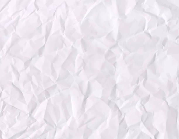 crushed paper crushed paper texture background paper texture stock illustrations