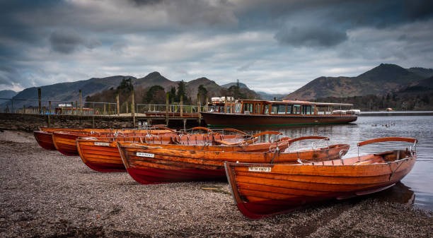 istock Rowing boats at Derwentwater 1141447174