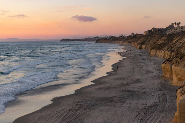 istock Beautiful Sunset overlooking Ocean cliff 1141453669