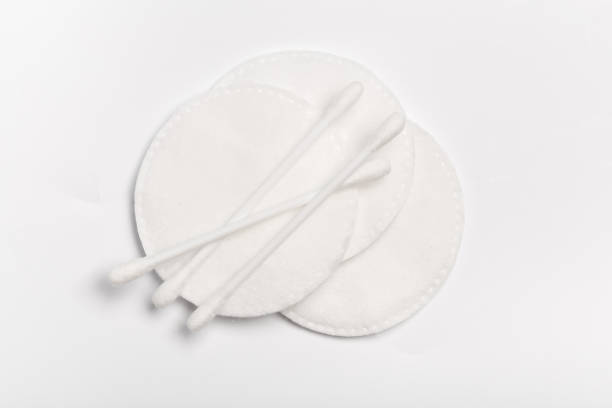 istock Cotton swabs and sticks isolated on white 1141458409