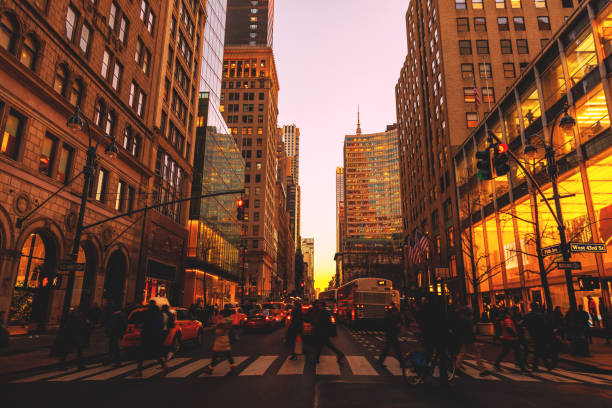 istock Manhattan cityscape fifth avenue 1141459818